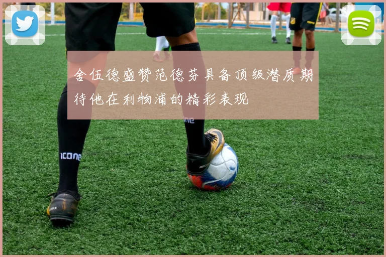 舍伍德盛赞范德芬具备顶级潜质期待他在利物浦的精彩表现